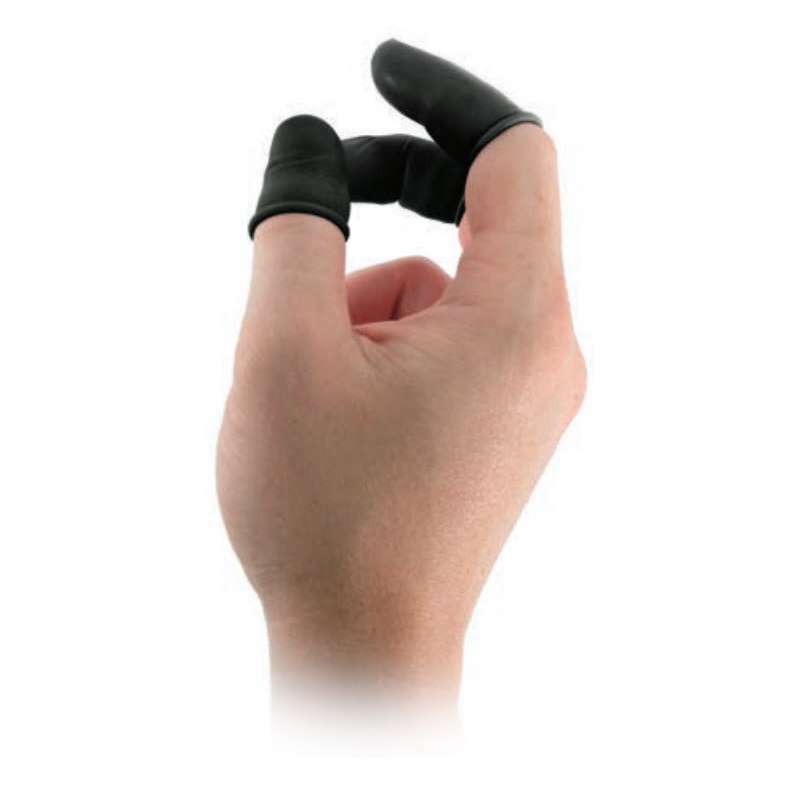 Borton Black ESD Finger Cots XL 9" Approx. 700 B6844