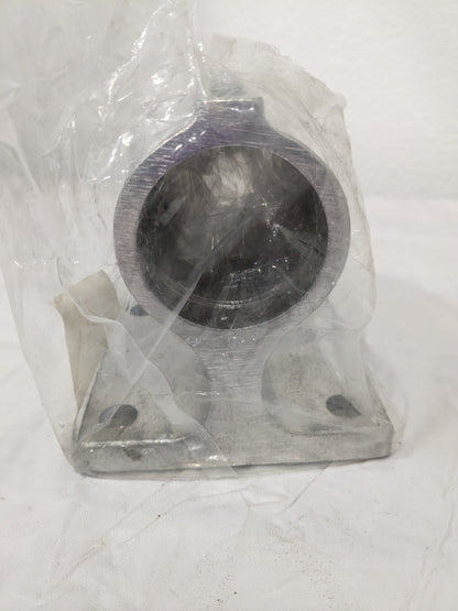 HOLLAENDER 1-1/2 Pipe, Offset Wall Flange, Aluminum Alloy 54-3-8
