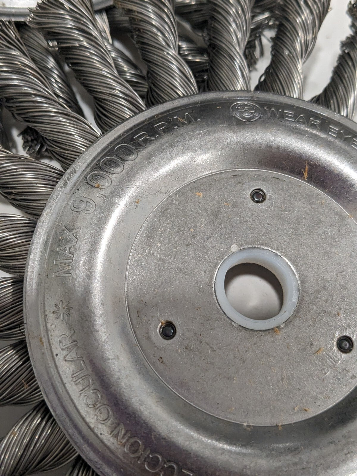 WEILER Wheel Brush: 6" Wheel Dia, 1/2" Face Width Qty 2 08105