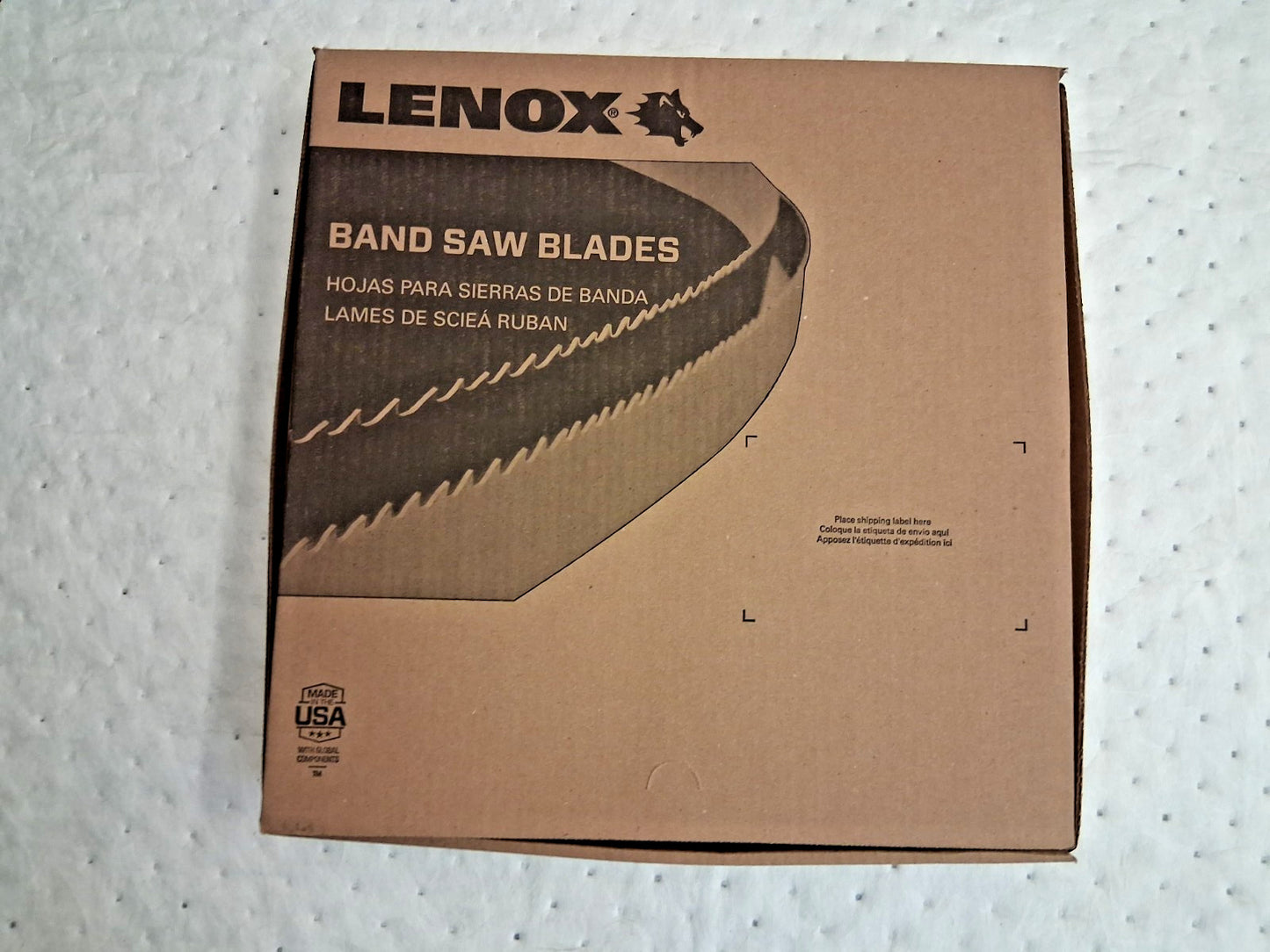 Lenox Welded Bandsaw Blades 12ft 10" Long x 1" Wide x 3-4TPI 95556QPB123910
