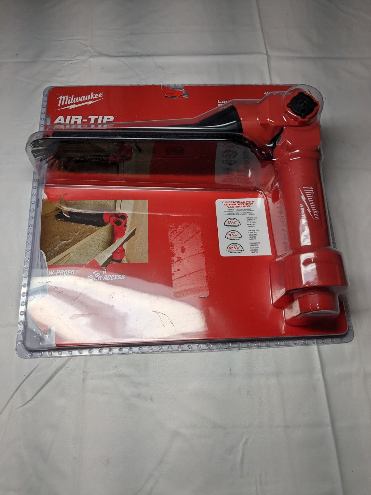 Milwaukee AIR-TIP Low-Profile Pivoting Brush Tool Attachment 49-90-2027