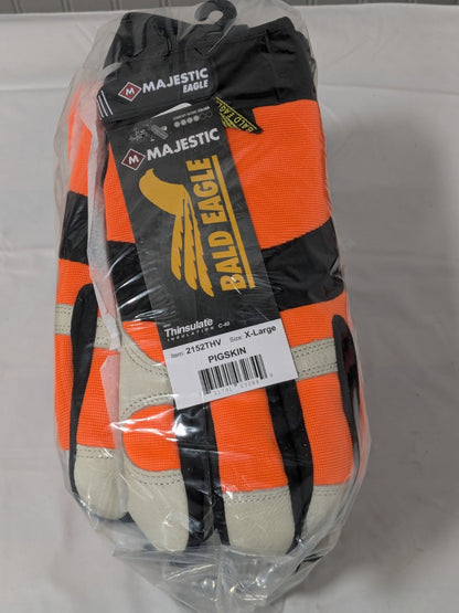 Majestic Winter Lined Mechanics Gloves with Pigskin Palm, Sz XL Qty 12 2152THV