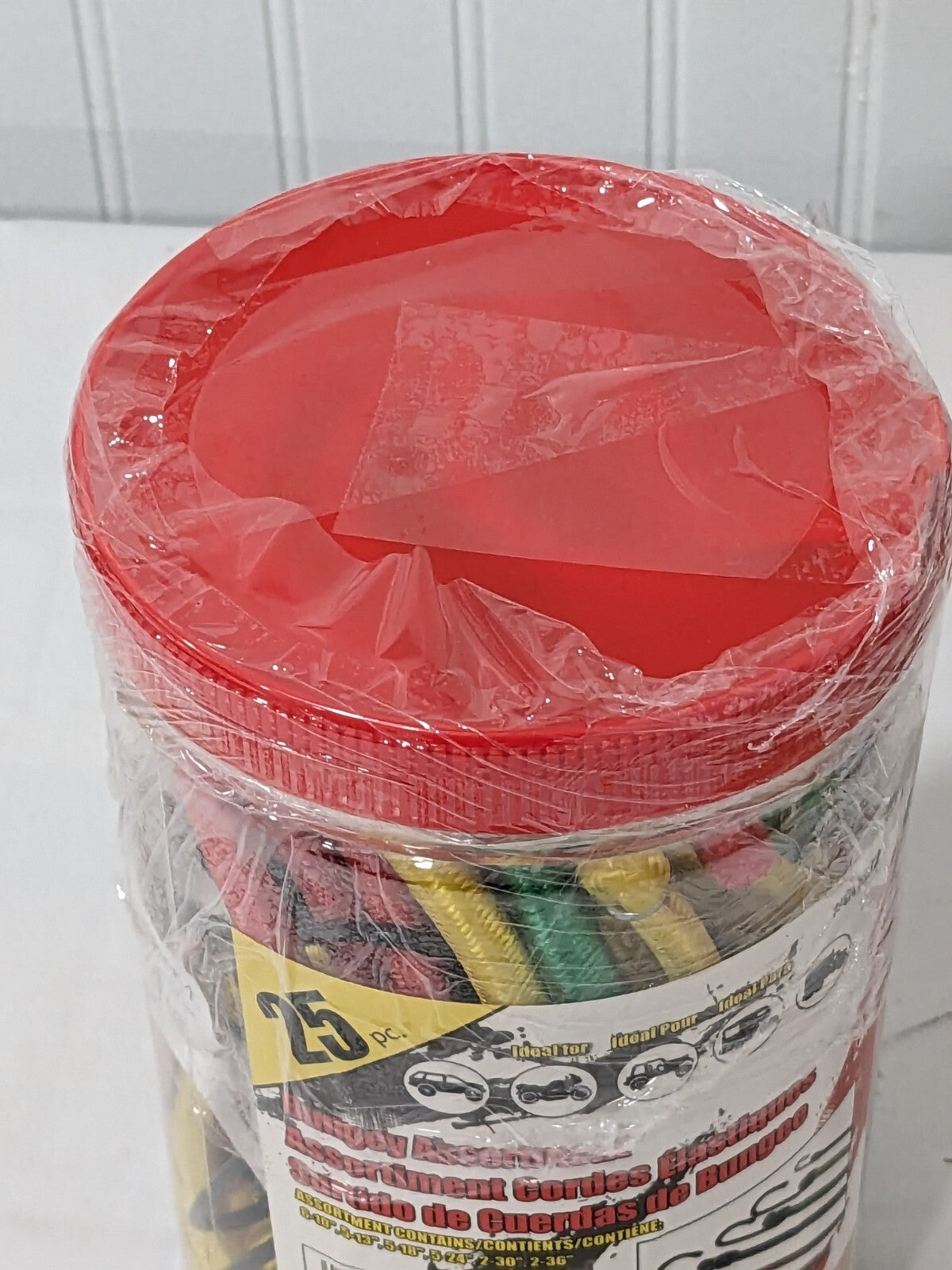 Erickson 25 Pk Bungee Cord Tie Down: S Hook, Non-Load Rated 06622