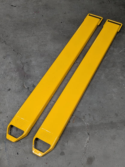 Vestil Heavy Duty Steel Fork Extensions 6 In. x 72 In. 4000 lb. Capacity FE-6-72