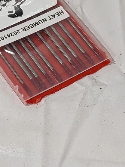 WELDER'S CHOICE TIG Welding Rod: 7" Long, 3/32" Dia Qty 10 59804310