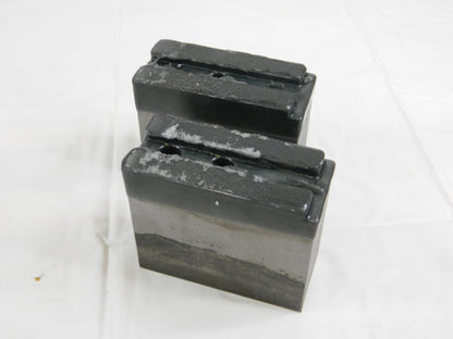 H &amp; R Mfg Square Soft Lathe Chuck Jaw 1.5mm x 60° Serrated Qty 2 HR-82-3.5