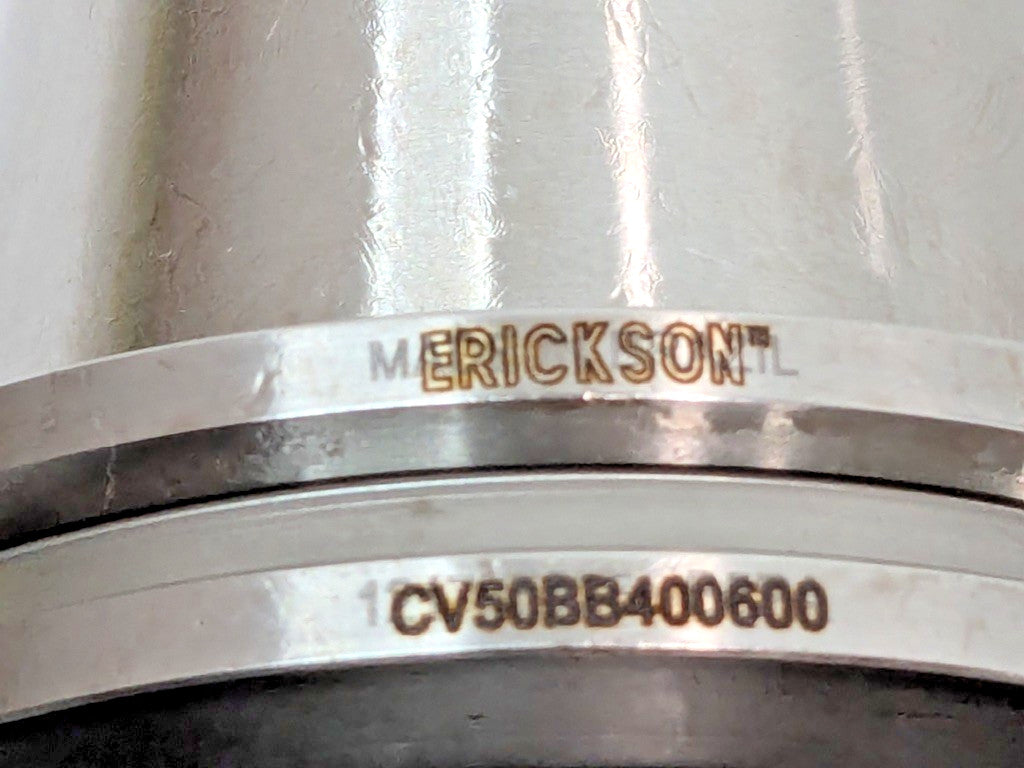 Erickson CAT 50 / CV50 End Mill Holder Blank 4"Dia CV50BB400600