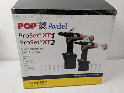 Stanley POP Avdel ProSet XT2 Air Hydraulic Blind Rivet Tool 07900-09402