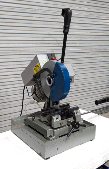 RONG FU 9" Metal Cutting Cold Saw 1.0HP 110V  52 RPM Coolant Tank  Lightly Used