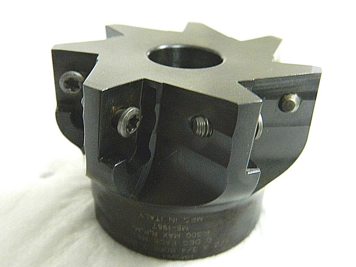 Hertel Indexable Milling Cutter  2-1/2" x 3/4" Bore 7 Inserts HMO99415B