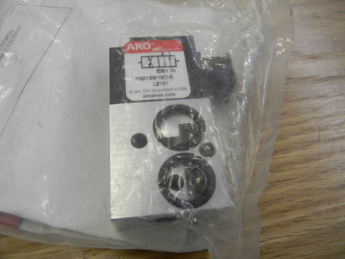 ARO 1/8", 4-Way Body Ported Stacking Solenoid Valve W/Speed Control P211SC-012-D