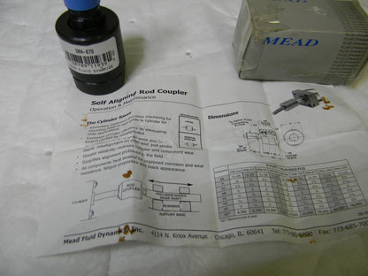 Mead Fluid Dynamics Flex Rod Coupler 7/8-14 Rod Thread No Standard DMA-875