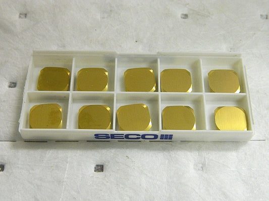 Seco Carbide Milling Inserts SEEX1203AFTN-MD14 Grade MH1000 Qty 10 27421