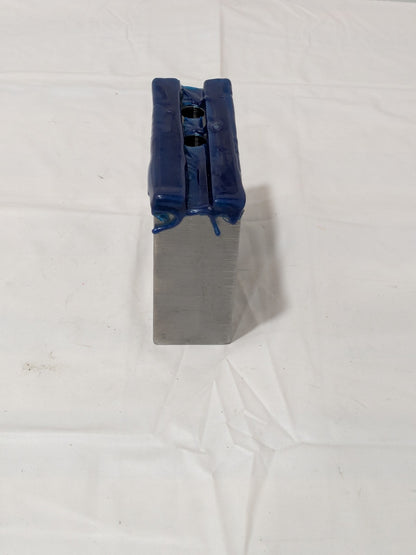 Dillon Soft Lathe Chuck Jaw: Serrated 1-3/4" OAW, 4" OAH, 4-3/4" OAL KW10H