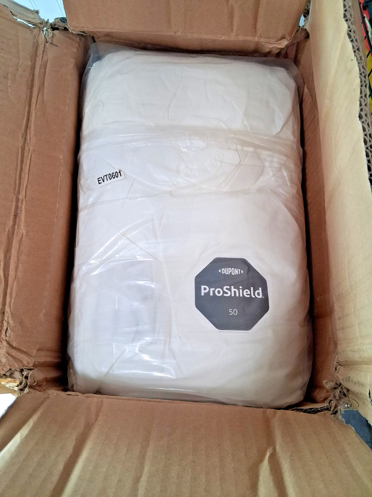 Dupont Liquid & Splash Protection Disposable Coveralls SizeL QTY25 54728076