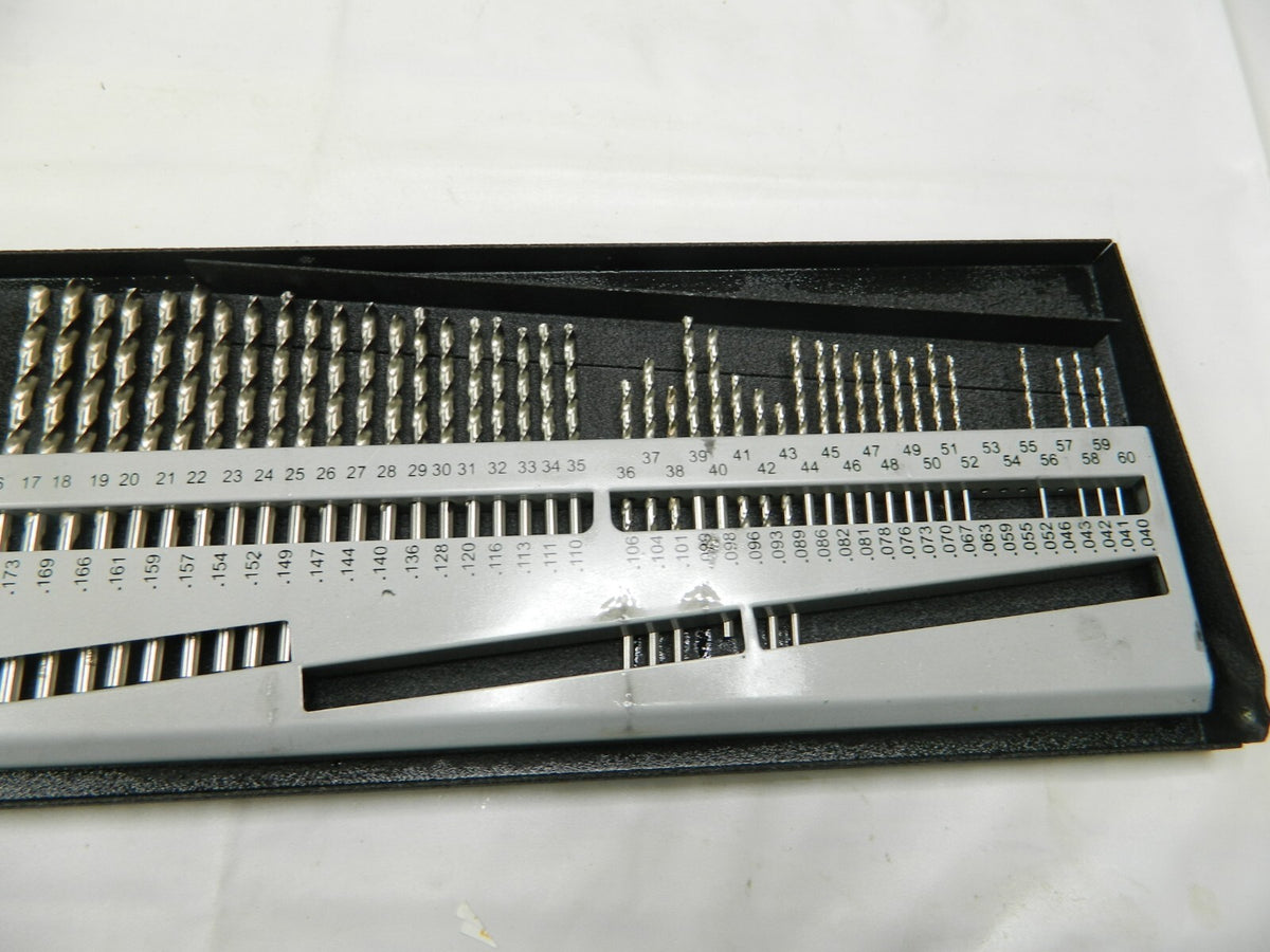 Precision HSS Jobber Length Drill Bit Set 115 Pc 118 ° 599568 INCOMPLETE