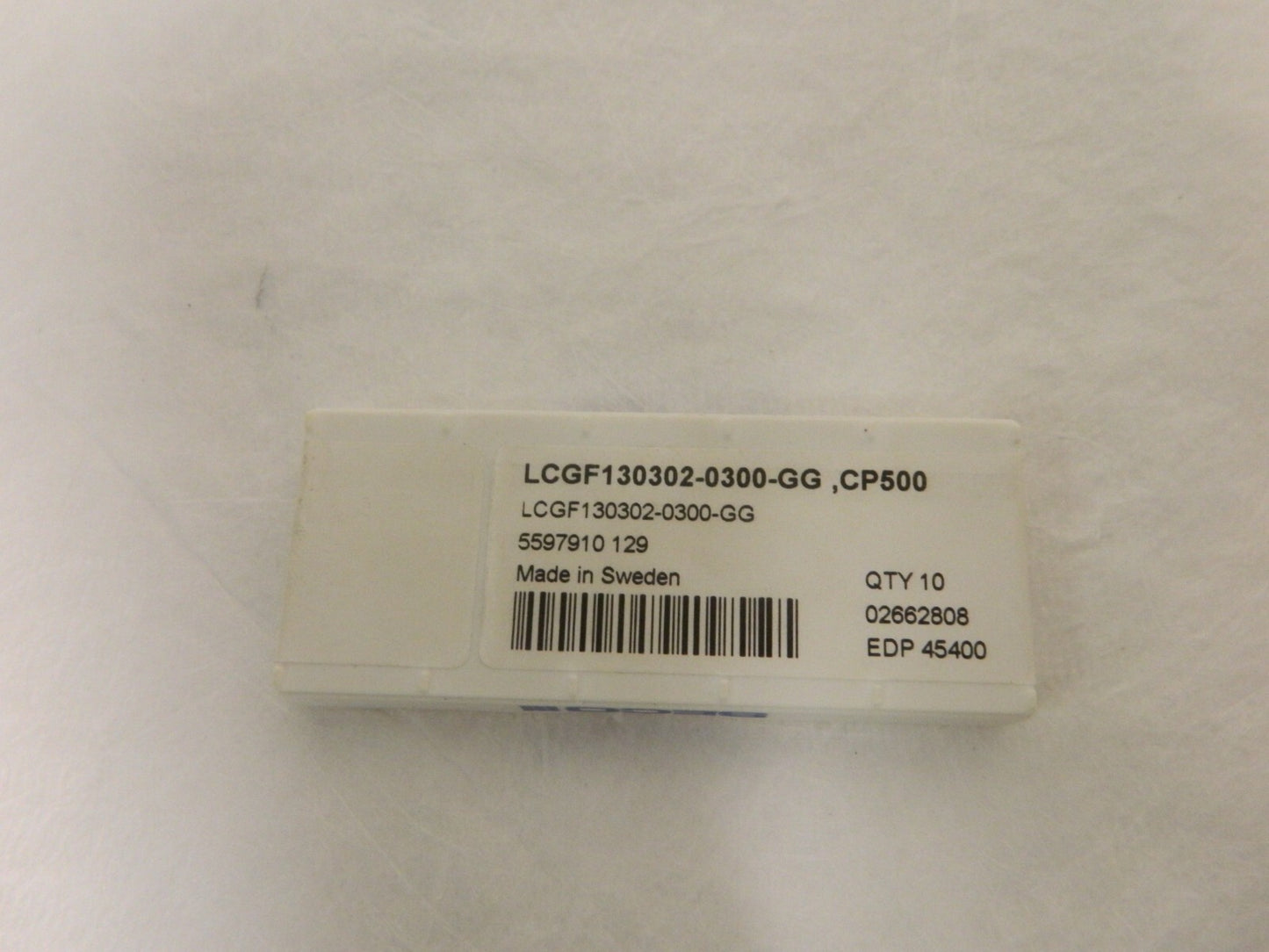 Seco LCGF130302-0300-GG CP500 Carbide Turning Insert Box of 10 02662808