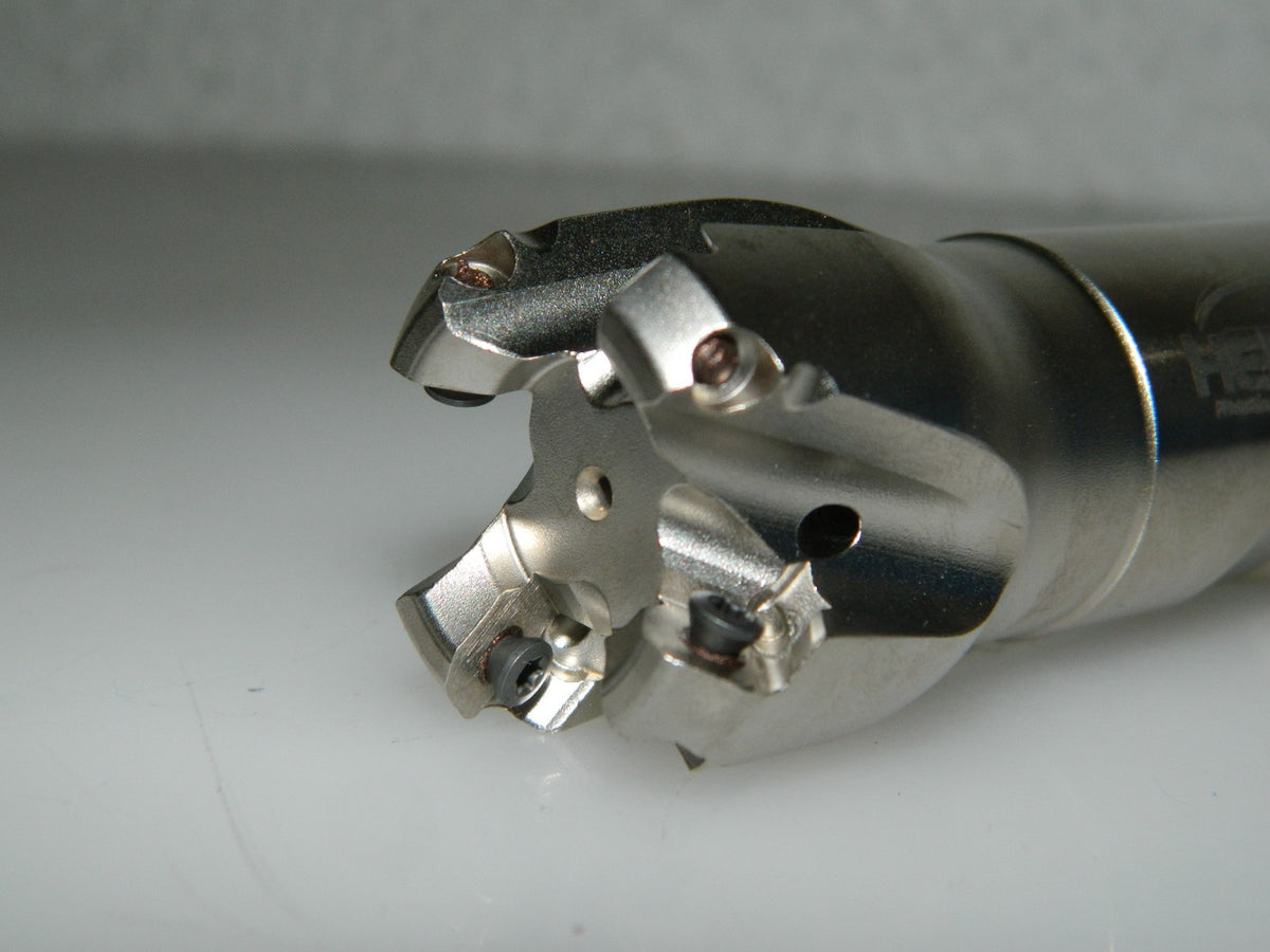 Hertel Indexable End Mill 45° Lead Angle 1" Max Cut Dia 0.157" Max DOC 60004809
