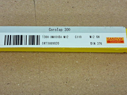 Sandvik Coromant Spiral Flute Tap M12x1.75 3FL Powdered Metal 6539462