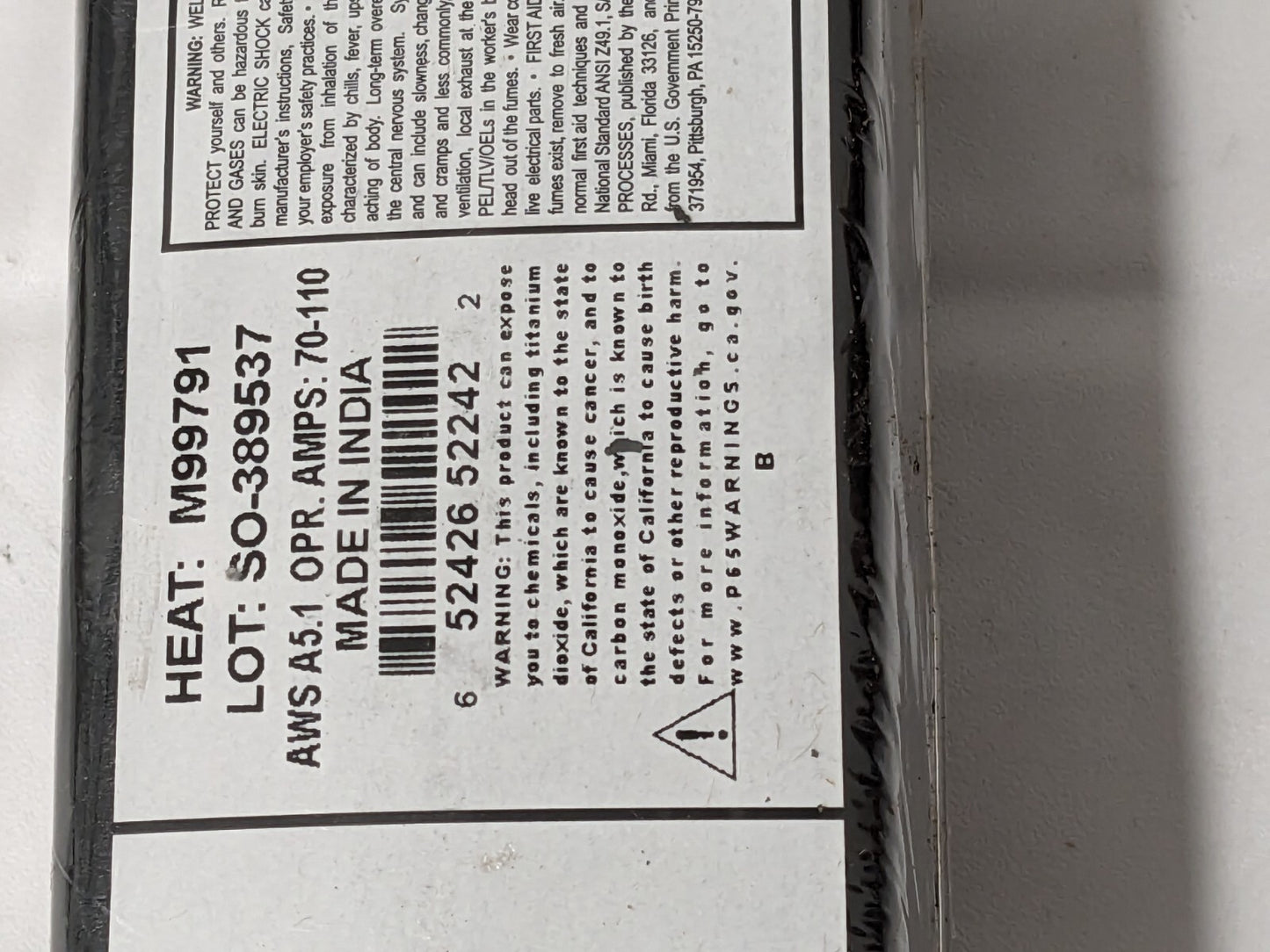 WELDER S CHOICE Stick Welding Electrode 3/32  Dia, 14", Steel Alloy 5LB 59804013