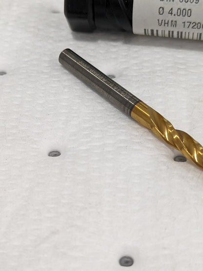 GUHRING Jobber Length Drill Bit: 4.00 mm (0.1575) Dia, 150º 9006090040000