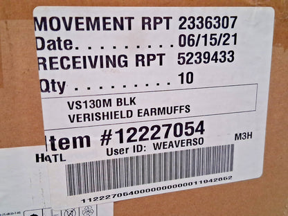 North Three Position Foam Cusion Earmuffs 25dB 12227054