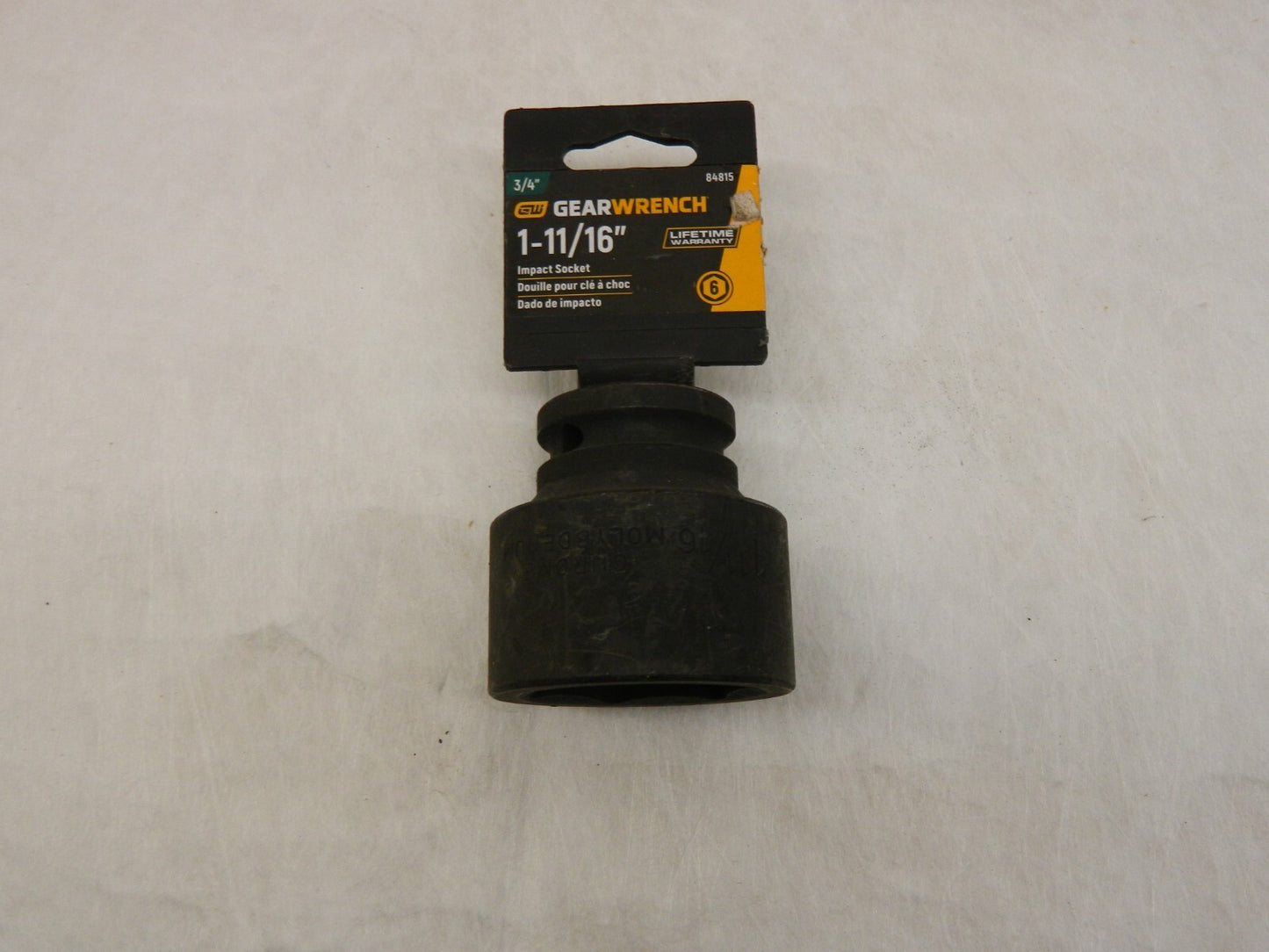 GEARWRENCH Impact Socket: 3/4 Drive, 1.688 Socket 84815
