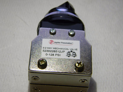 Jupiter Pneumatics Mechanically Operated Air Valve 1/8 NPT 3 Way 2P 5230226512JP
