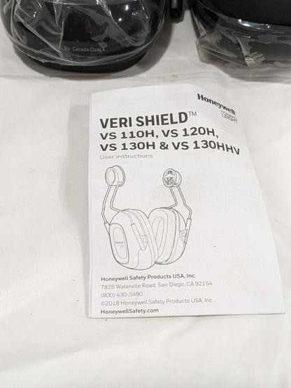 Honeywell VS120H VeriShield Helmet Earmuffs Box of 10 1035121-VS
