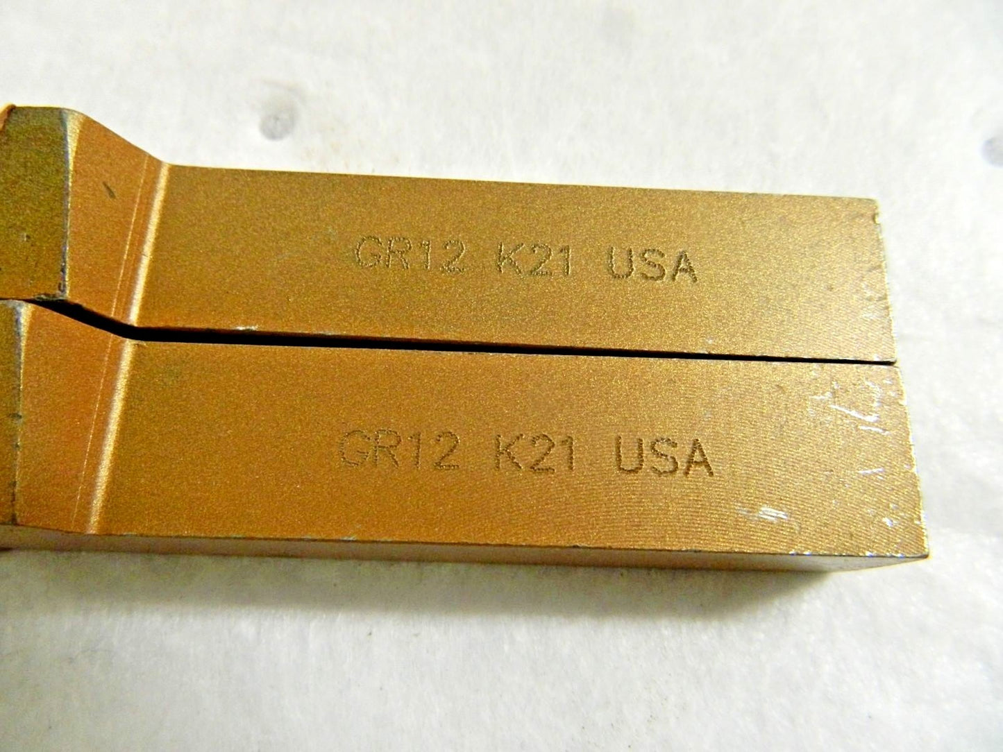Offset Side Cutting Single Point Tool Bits 3/4" x 3/4" GR12 K21 Qty 2