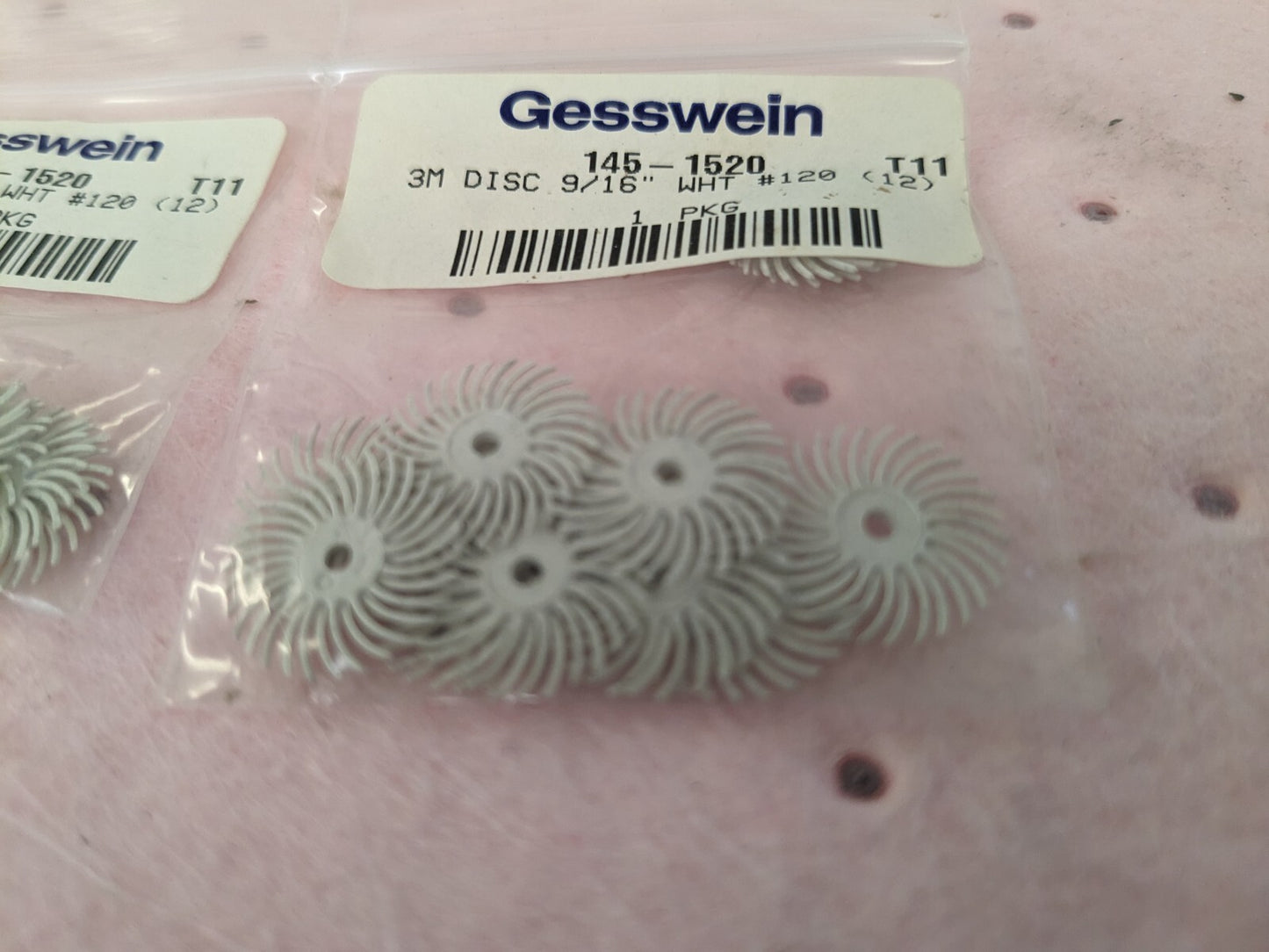 3M Radial Bristle Discs 9/16" Pkg of 24 145-1520