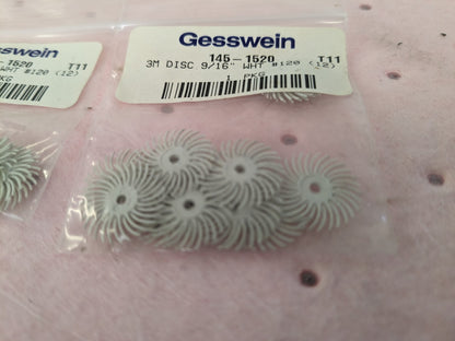 3M Radial Bristle Discs 9/16" Pkg of 24 145-1520