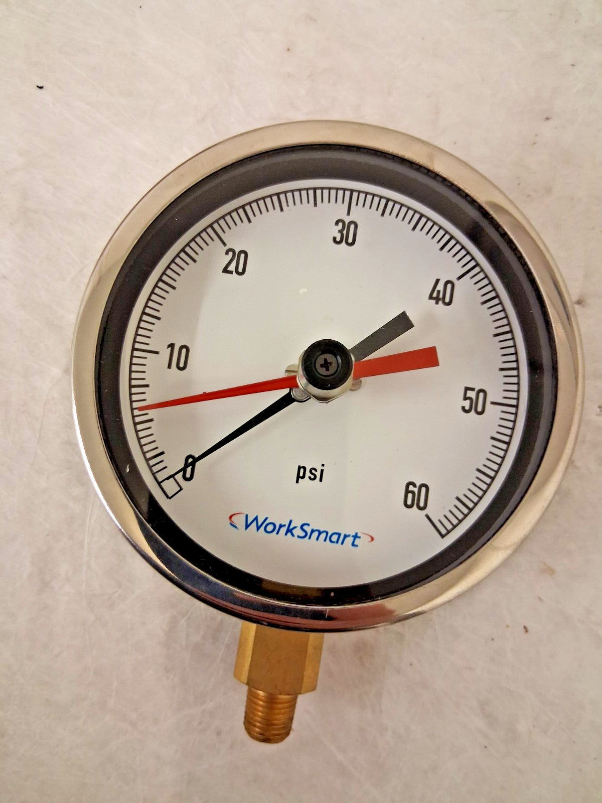 Pro Pressure Gage Lower Connection Mount 4-1/2" Dial 1/4 Thread WS-PE-304