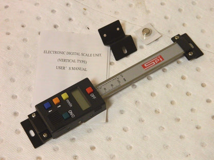 SPI Vertical Digital Scale 4"/100mm Range 0.0005"/0.01mm Resolution