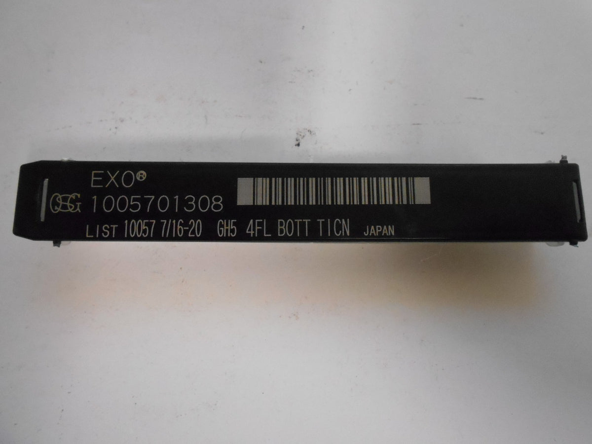 Osg 7/16"-20 4fl Bott Ticn Bottoming Straight Shank Hand Tap Qty 2 10057013