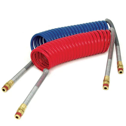 Parker Coiled & Self Storing Hose 3/8" ID 15Ft Long QTY2 731522