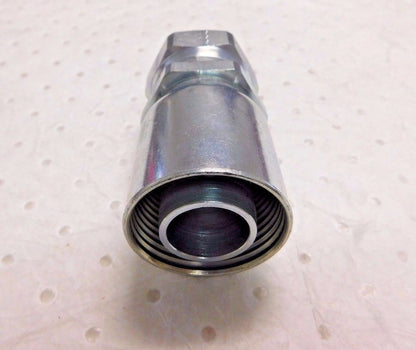PRO Hydraulic Crimp Fitting 1 1/4" Hose x 1 1/4" FJIC Straight 316 LHY