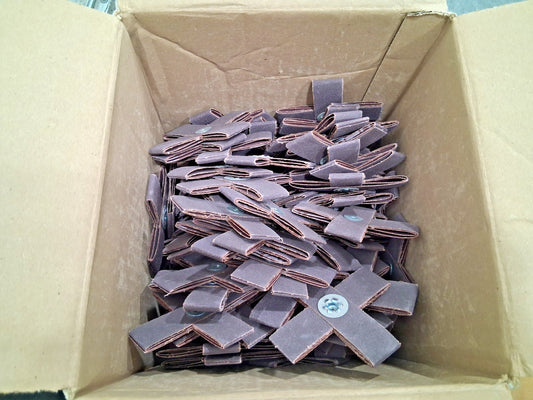 Merit Aluminum Oxide Cross Pads QTY100 4 x 4 x 1 /80 /1/4-20 08834184135