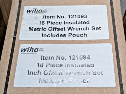 Wiha Tools 93 Insulated Master Tool Set w/ Rolling Tool Case 32801 INCOMPLETE
