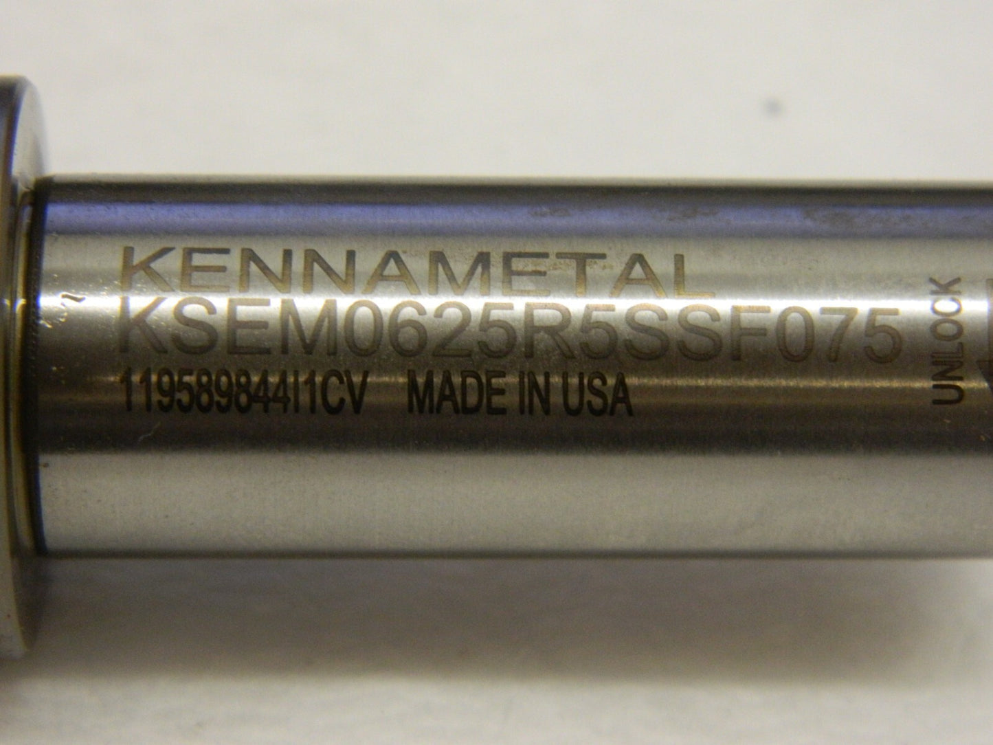 KENNAMETAL Replaceable Tip Drill 15.88-16.38 mm Weldon Flat Shank 1505138