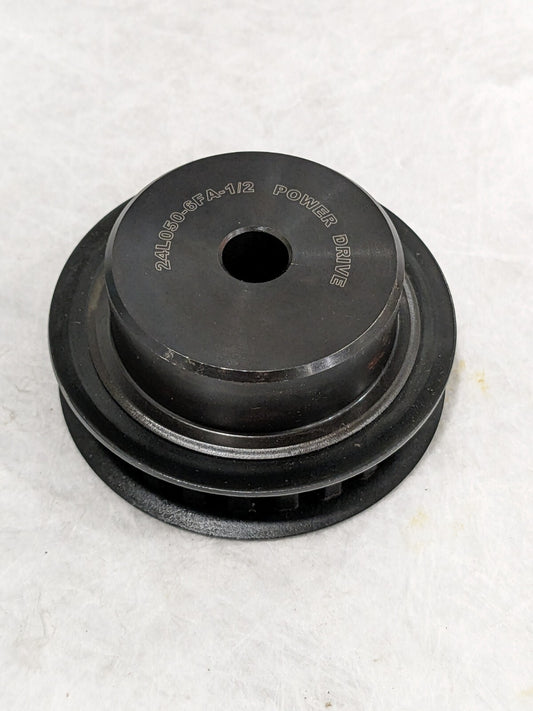 Power Drive Hub & Flange Timing Belt 24 Tooth 1/2" ID x 2.835" OD 24L050-6FA-1/2