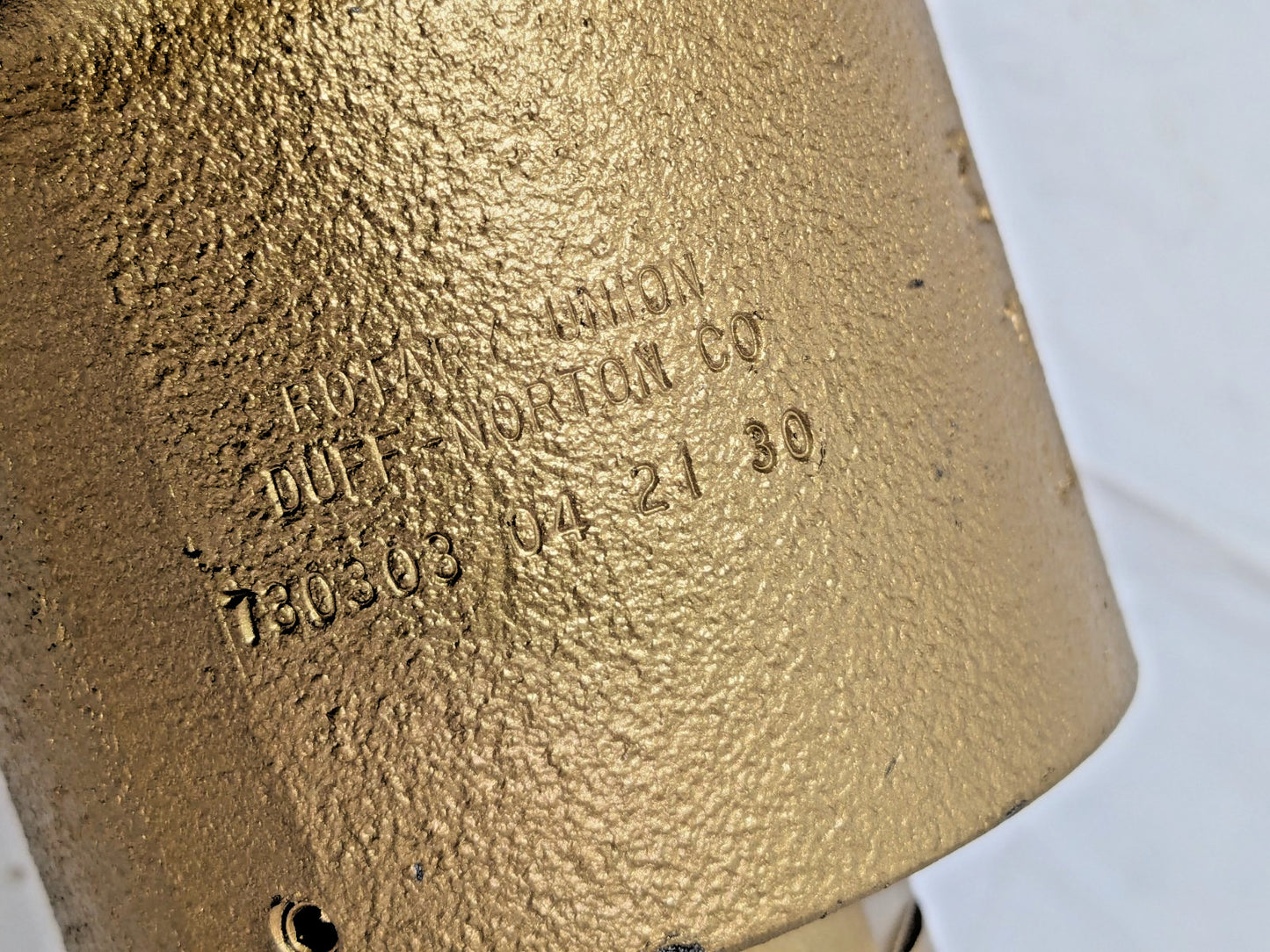 Duff-Norton RH Rotary Union Single-flow 1" NPT Port X 6-1/8" Body Length 730303C