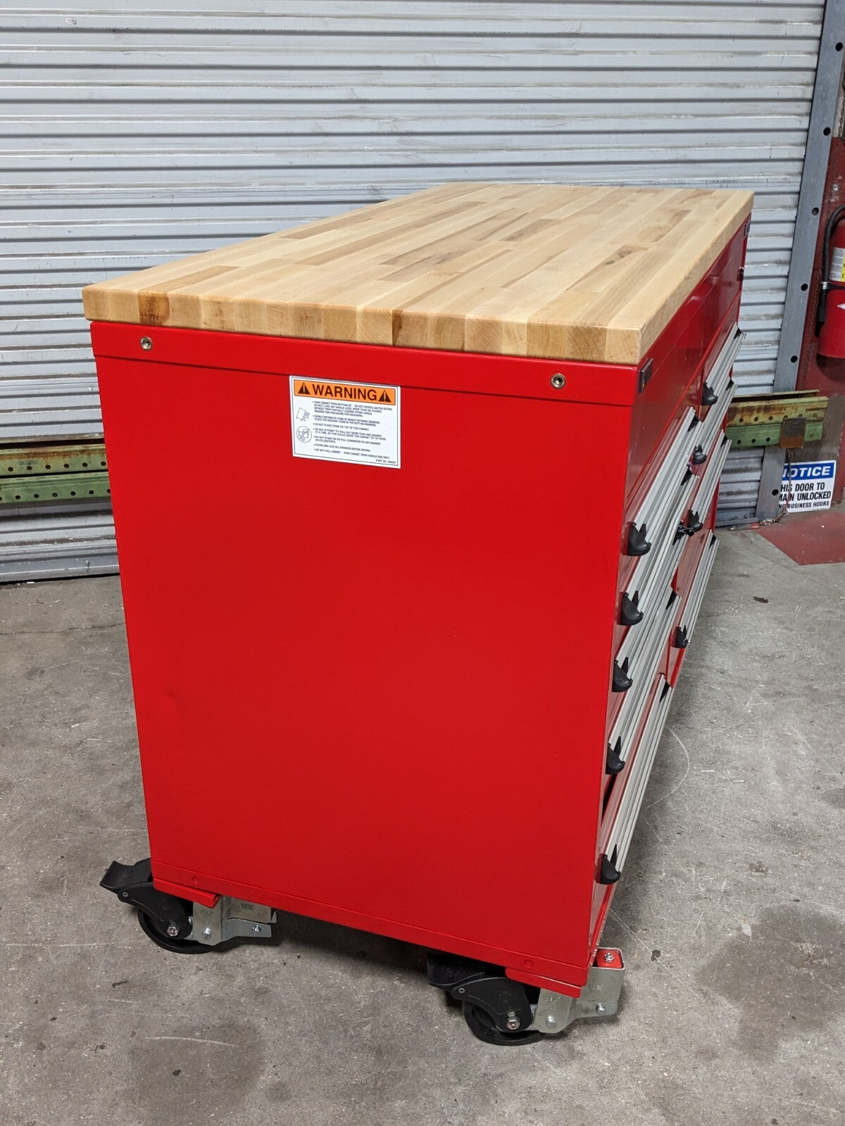 Vidmar Industrial Work Center 10 Drawer Roller Cabinet Tool Box Parts / Repair
