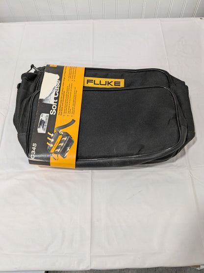 Fluke C345 Large Soft Carrying Case with Zipper Pocket, Inner Pockets