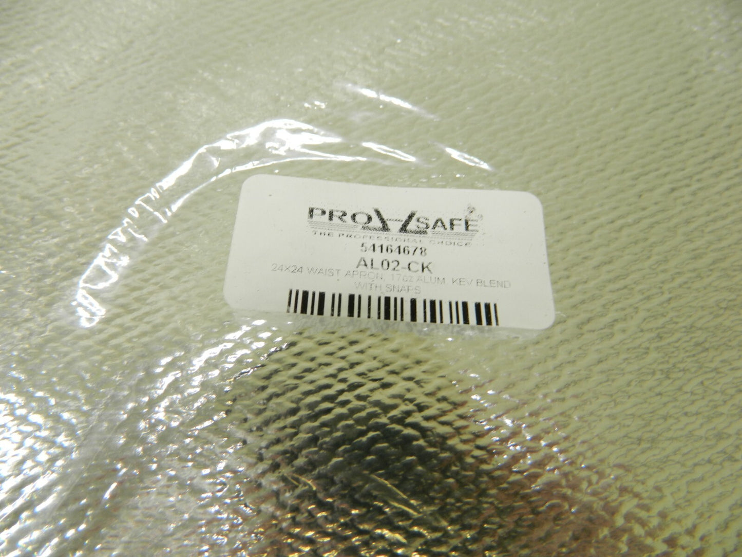 PRO-SAFE Waist Apron: 24 x 24", Aluminized Carbon AL02-CK