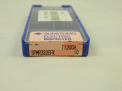 Sumitomo Carbide Insert SPMR322EFK-T1200A Qty 10 19CA494
