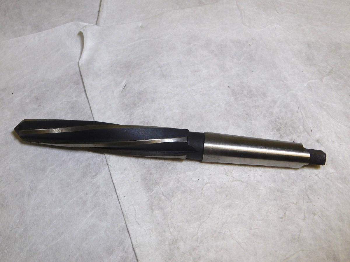 Interstate HSS 4MT Shank Bridge Reamer 1-5/16 Dia Spiral Flute 13 OAL 02361202