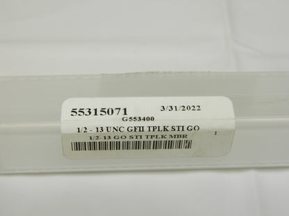 GF Gage Plug Thread Insert Go Gage 1/2-13 Thread (STI) Class 2B/3B H050013GK