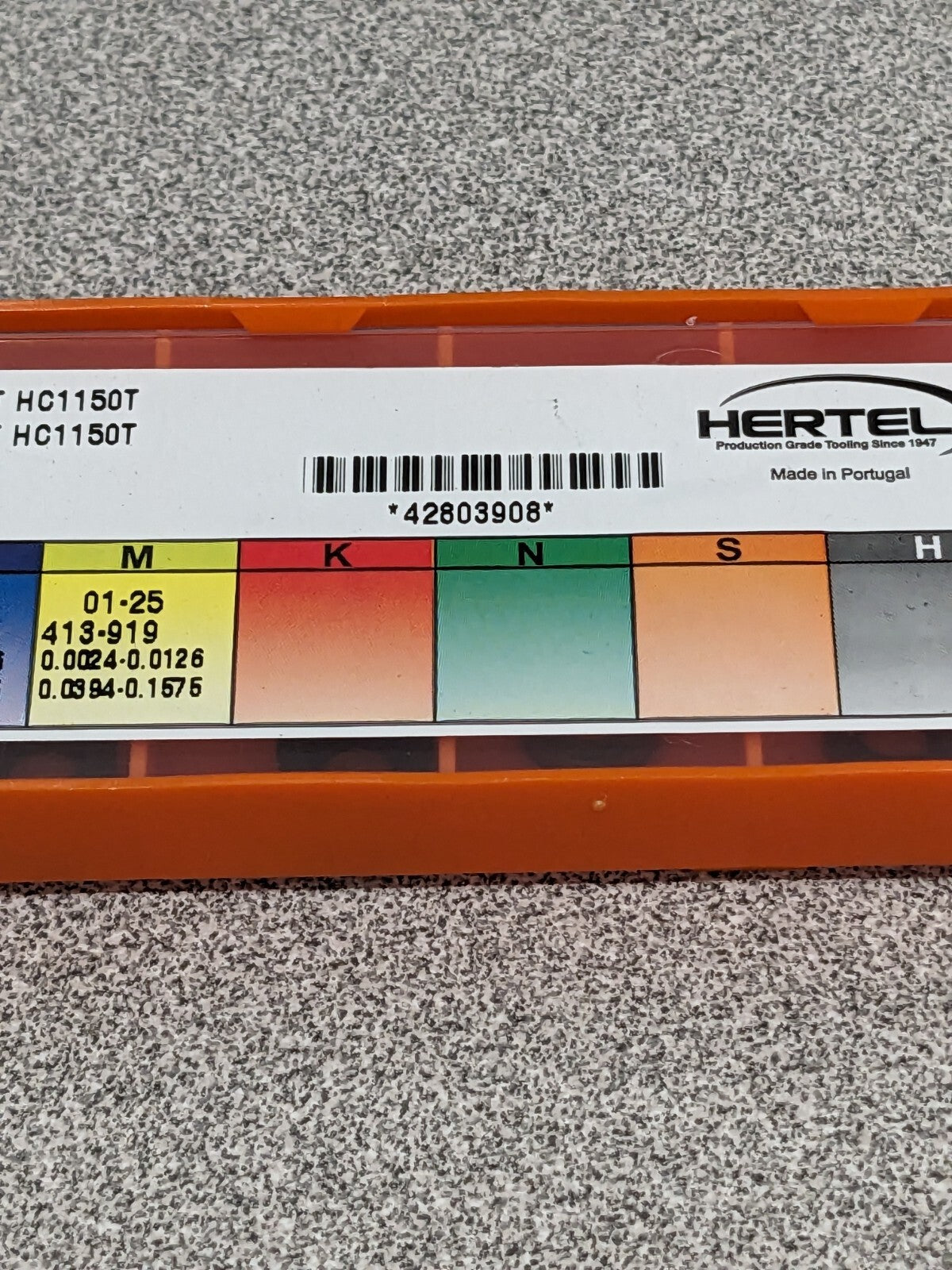 HERTEL Turning Insert: RCMT 1003M0AT HC1150T, Solid Carbide Qty 10 42803908