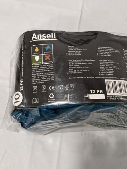 HyFlex 11-501 Nitrile Foam Coated Stretch Lined Gloves Sz 10 12 Pairs 205659